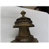 Image 2 : 2 Brass + Glass Wall Mount Oil Burning Lamps