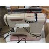 Image 2 : Vintage Elna Supermatic Portable Sewing Machine with Metal Case