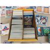 Image 9 : Box with Assorted Baseball + Hockey Cards - Pages for Binder with Baseball 