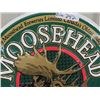 Image 2 : Moosehead Metal Embossed Beer Sign 23 " x 26" 
