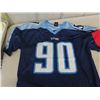 Image 2 : 2 Football Jerseys ; Titans #90 Jevon Keorse + Falcons #7 Micheal Vick - 