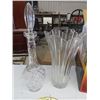 Image 2 : Crystal Vase, Cut Glass Decanter, Serving Trays, Coasters