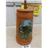 Image 2 : Decorative Wooden Butter Churn 38" bottom to Tip of Handle - 
