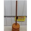 Image 3 : Decorative Wooden Butter Churn 38" bottom to Tip of Handle - 