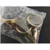 Image 2 : (2) 18" Gold Filled Chains - Gold Filled Cuff Links + Tie Pin
