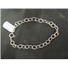 Image 2 : Sterling Silver Loop Bracelet Marked 925
