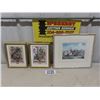Image 1 : 3 Framed Floral Pictures