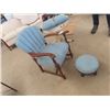 Image 2 : Arm Chair with Ottoman + 2 Cushions