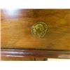 Image 8 : Antique + Very Ornate Writing Desk - Captains Desk from Ship? - 4 Drawers 