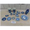 Image 1 : Assorted Wedgewood Items; Plates, Ashtrays, Creamer, Vase, (2) 2 Handled