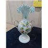 Image 2 : Fenton Vase, White Glass Bowl, Smaller White Glass Bowl, Clear Yellow 