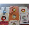 Image 2 : Large Quantity 45 RPM Records with 5 Hard Cover Record Holders