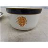 Image 2 : 5 pcs Hotel/ Restaurant Wares with Monogram HWC? ; Creamer, Oval Bowl,