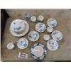 Image 8 : Assorted Bone China Cups + Saucers, Dessert Plates, Creamer, Dinner Plates 