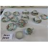 Image 1 : Nippon Hand Painted Floral Pattern Mini Teapot with 4 Cups + 