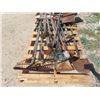 Image 2 : Pallet with Assorted Yard Tools ; Rakes, Shovels, Sledge Hammers,