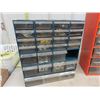 Image 2 : 5 Mult Drawer Parts Cabinets Loaded with Goodies ; Nails, Marrettes,