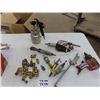 Image 1 : Assorted Air Tools ; Ratchet, File, 1/2" Drive Impact, Spray Gun, 