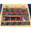 Image 2 : Craftsman 10 pc Router Bit Set in Wooden Case 