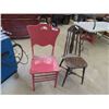 Image 1 : 2 Old Painted Chairs