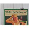 Image 2 : 1942 Coca-Cola Cardboard Sign 22.5" x 37.5" 