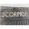 Image 2 : Vintage Scorpion Snowmobile Rubber Snow Flap 12" x 20" 