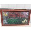 Image 2 : 20" x 35" Framed Chalkboard Menu Board + 2 New Grow Bulbs