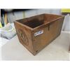 Image 2 : Fruit Crate + Wooden Hinged Box 9 1/2'' x 25'' x 11''