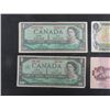 Image 2 : (6) Canadian Paper Bills - (3) $1.00 1954, 1973, 1867-1987