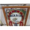 Image 2 : Vintage Molson Canadian Export Ale Mirror Clock 19'