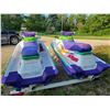 Image 5 : (1) 1996 + (1) 1995 Kawasaki 900 CC Jet Skis with Trailer , LED Lights, New Tires HAS TOD  - Running