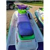 Image 6 : (1) 1996 + (1) 1995 Kawasaki 900 CC Jet Skis with Trailer , LED Lights, New Tires HAS TOD  - Running
