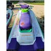 Image 7 : (1) 1996 + (1) 1995 Kawasaki 900 CC Jet Skis with Trailer , LED Lights, New Tires HAS TOD  - Running