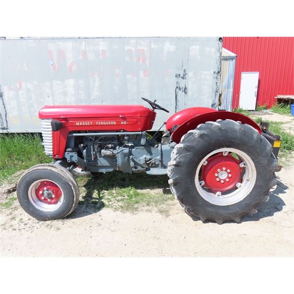 Massey Fergusson 50 Gas Tractor H. L Range 3 PH, 540 PTO - Runs Well - 