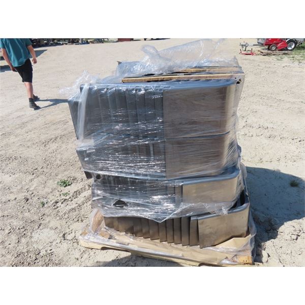 Pallet of 50 New Trailer Fenders 10" x 13" x 30" 