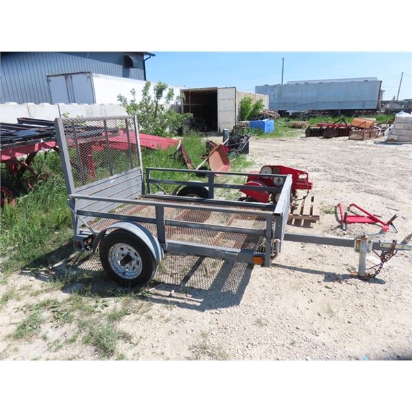 B.H Landscape Trailer 57  x 74  with Tilt Deck plus Ram