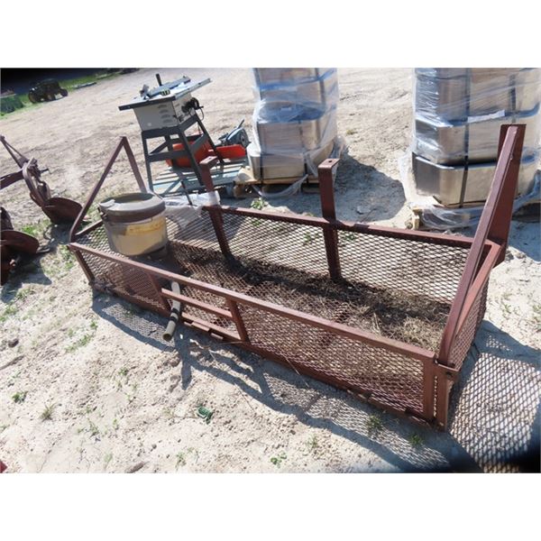 Metal Hanging Square Bale Feeder - or to Repurpose 15  x 27  x 96  