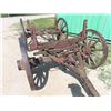 Image 3 : 4 Wheel Horse Drawn Wagon / Outdoor Yard Art 