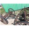 Image 4 : 4 Wheel Horse Drawn Wagon / Outdoor Yard Art 