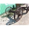 Image 5 : 4 Wheel Horse Drawn Wagon / Outdoor Yard Art 