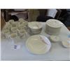 Image 1 : Calvin Klein Dinnerware - Nomad Pattern- (14) 9" Plates, (11) Soup Bowls, 