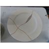 Image 4 : Calvin Klein Dinnerware - Nomad Pattern- (14) 9" Plates, (11) Soup Bowls, 