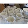 Image 7 : Calvin Klein Dinnerware - Nomad Pattern- (14) 9" Plates, (11) Soup Bowls, 