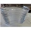 Image 4 : 21 Pieces of Val St. Lambert Crystal serving dishes in the pattern of Intaglio  
