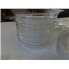 Image 8 : 21 Pieces of Val St. Lambert Crystal serving dishes in the pattern of Intaglio  