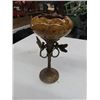 Image 2 : 2 Beautiful Candlestick Holders Approximately 10" x 4.5" - The Stem Has 