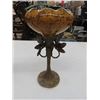 Image 3 : 2 Beautiful Candlestick Holders Approximately 10" x 4.5" - The Stem Has 