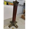 Image 5 : Mission style lamp with Micah like shade. The base of the lamp is wood and 