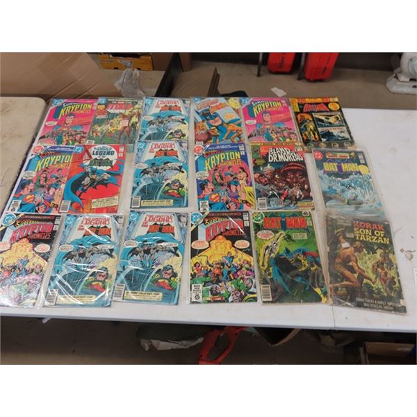 18 Assorted Comics ; Superman Krypton Chronicles, Untold Legend of Batman,