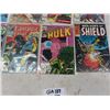 Image 3 : 10 Assorted Comic Books - All Marvel ; Hulk, Fantastic 4, Powerman